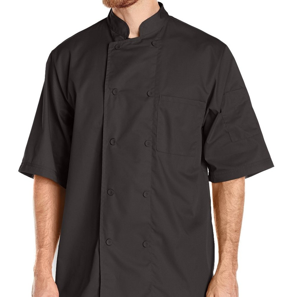 Dickies Chef Coat Black Size 4XL Big & Tall
